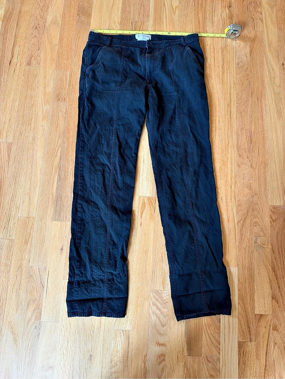 2002 Balenciaga Le Dix Balenciaga Black  Straight Trousers cotton 40